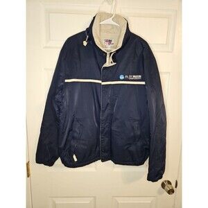 NCAA Wrestling Coat 2007 Championships Blue Full Zip Mens Size L Large Official
